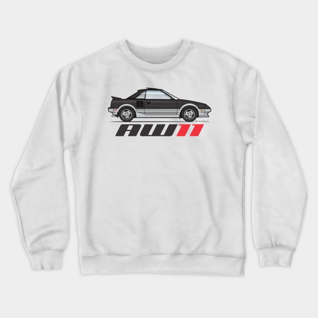 AW11-Black and Silver Crewneck Sweatshirt by JRCustoms44